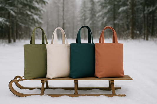 Eco-Friendly Winter Tote Bags for Brand Marketing