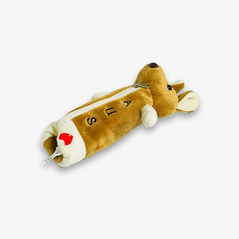 Plush Kangaroo Pencil Case