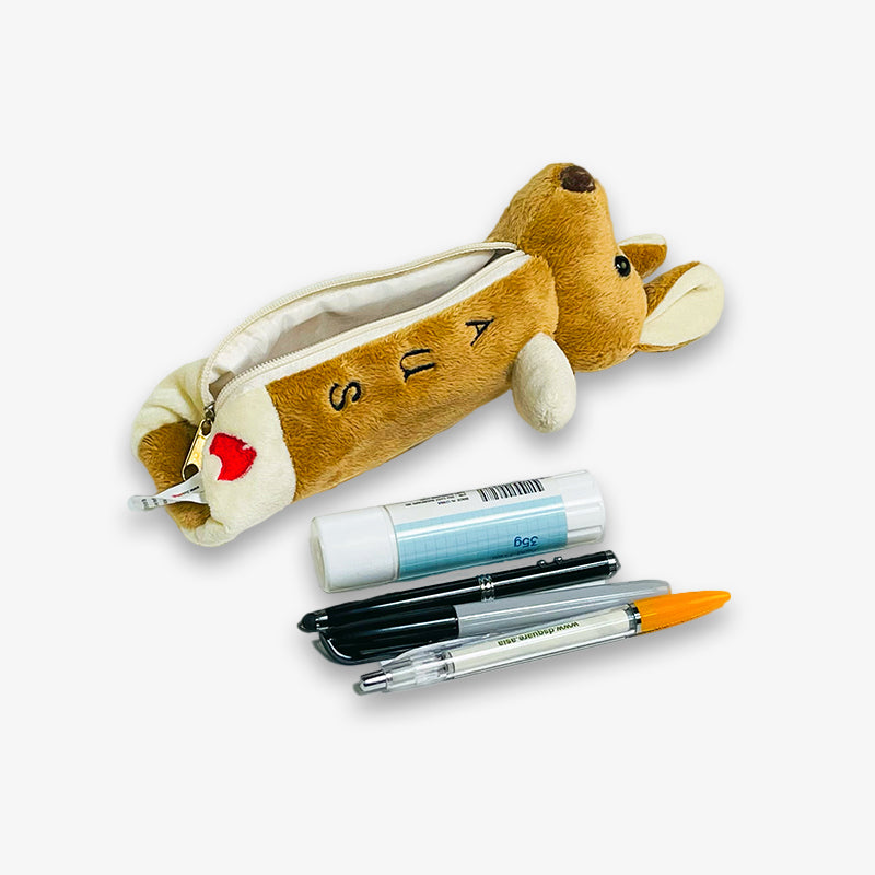 Plush Kangaroo Pencil Case