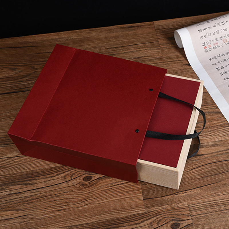 Rustic Charm Mooncake Gift Packaging Set