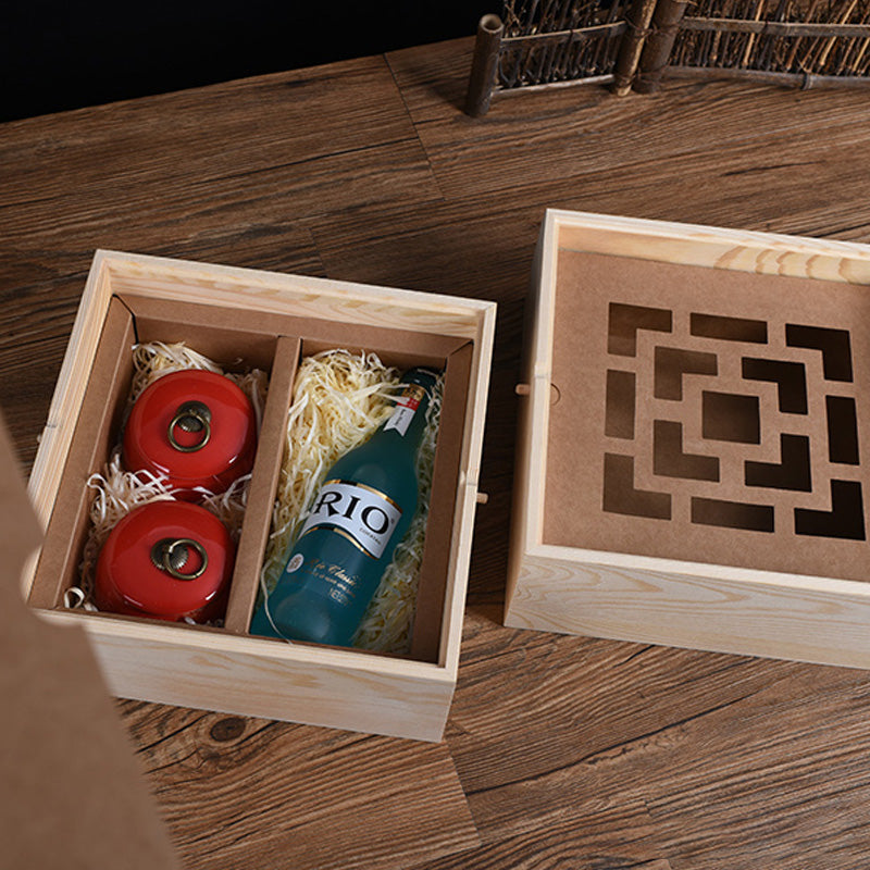 Rustic Charm Mooncake Gift Packaging Set
