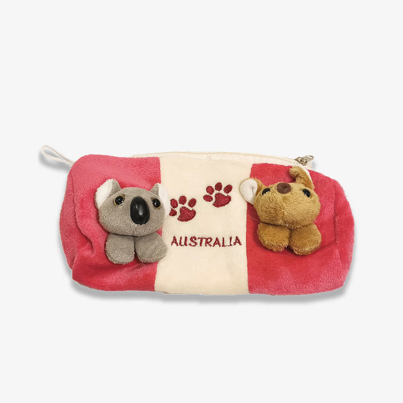 Plush Kangaroo Pencil Case