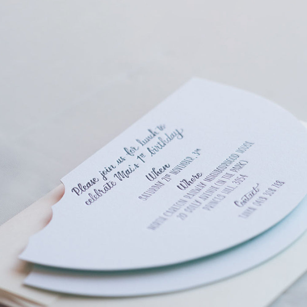 Laser Cut Invitations