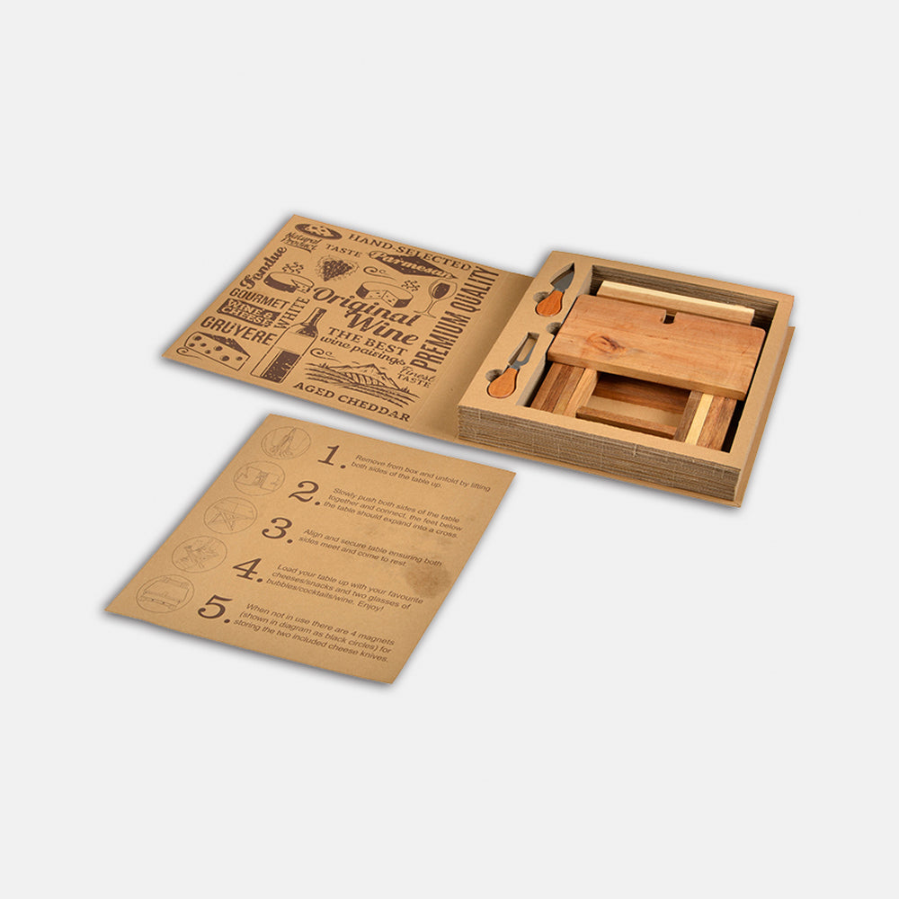 Acacia Foldable Cheese & Wine Board - Space 18 Australia