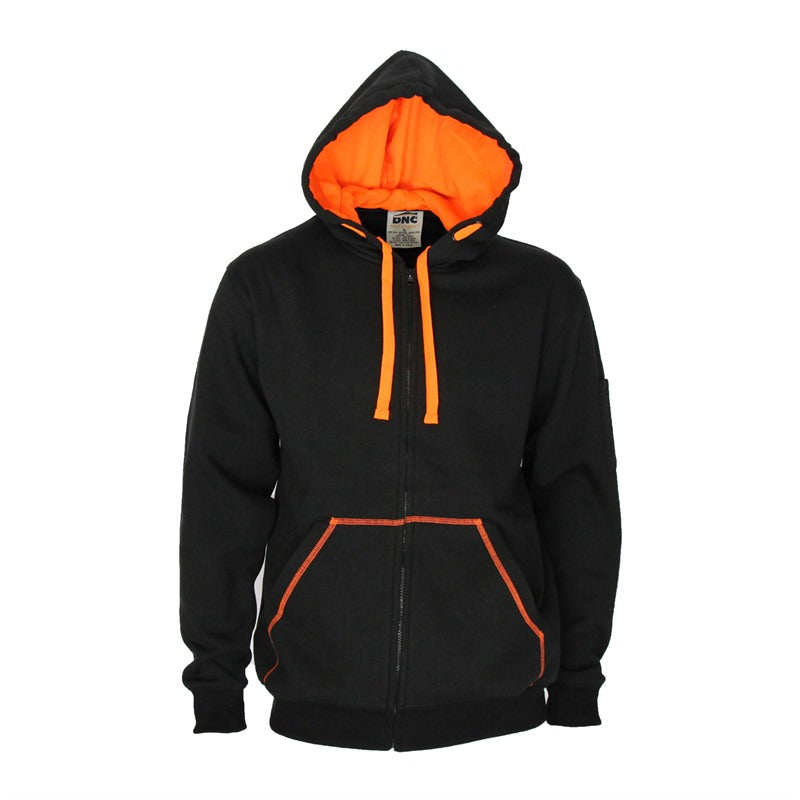 Full Zip Super Brushed Fleece Hoodie