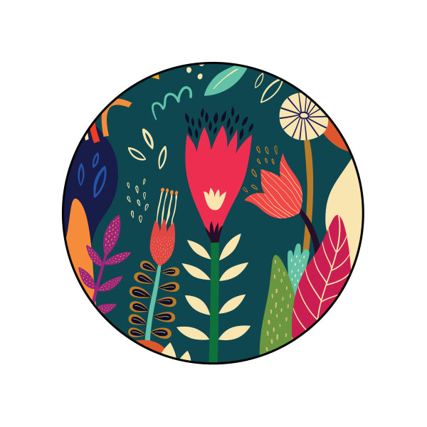 Midnight Garden Picnic Rug