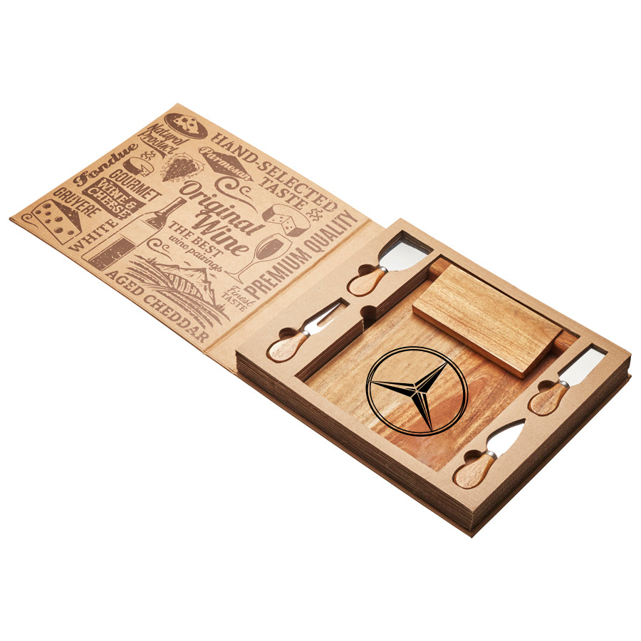 St. Andrews Magnetic CheeseBoard & Knife Set