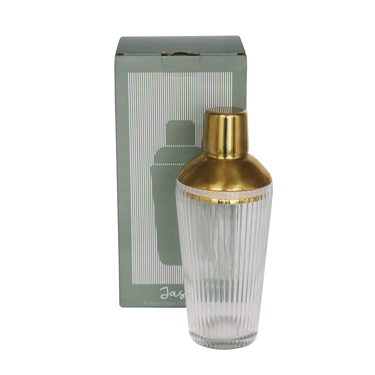 Jasper Ribbed Cocktail Shaker