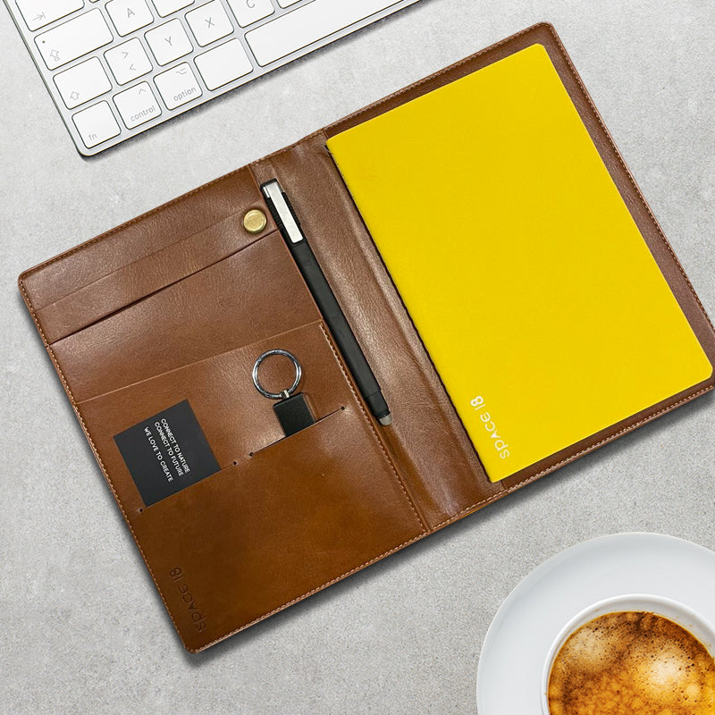 Dr. Peter’s Notebook Cover - A5 Brown - Space 18 Australia