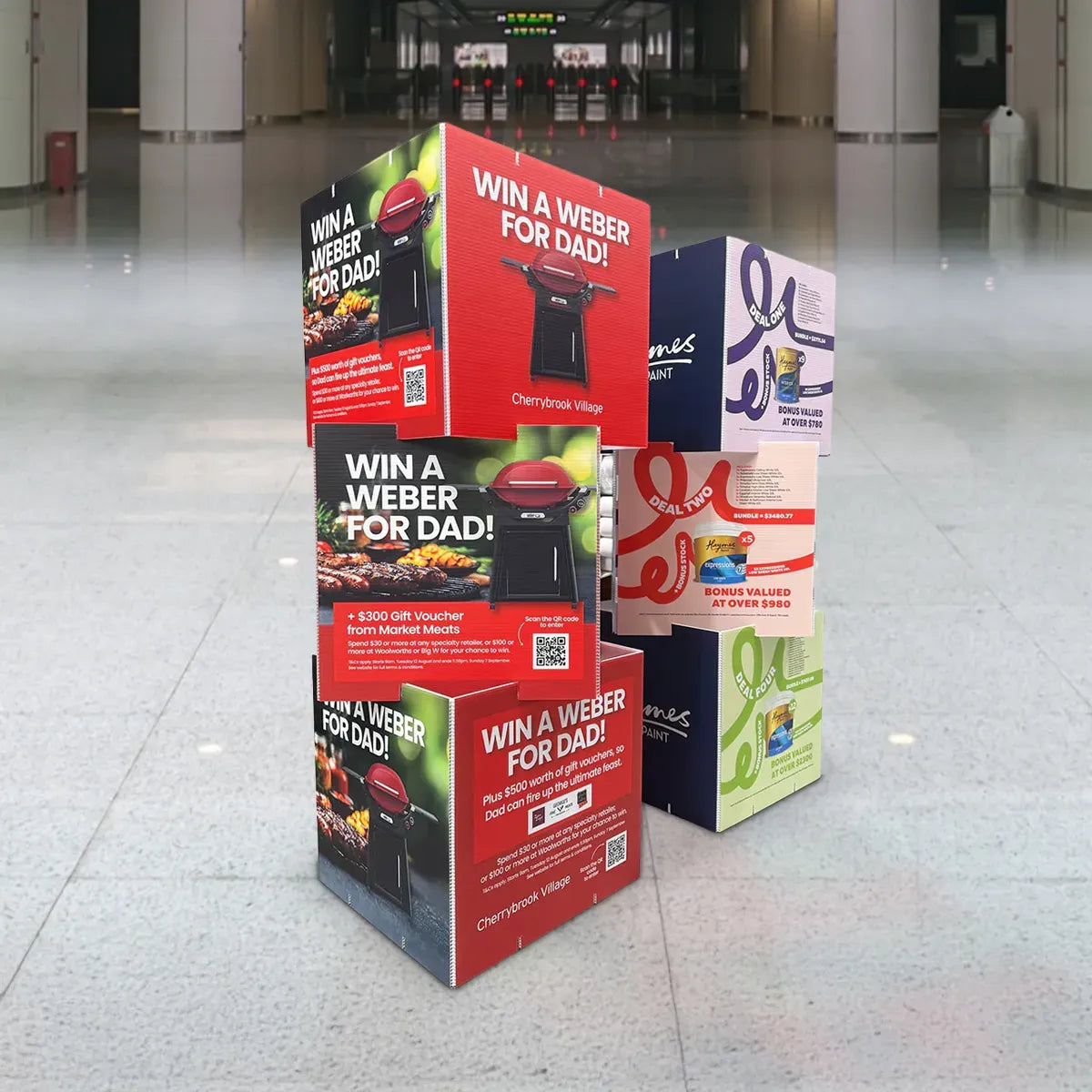 Stackable Display Cubes