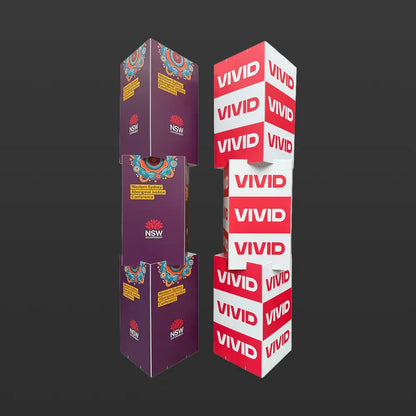 Stackable Display Cubes