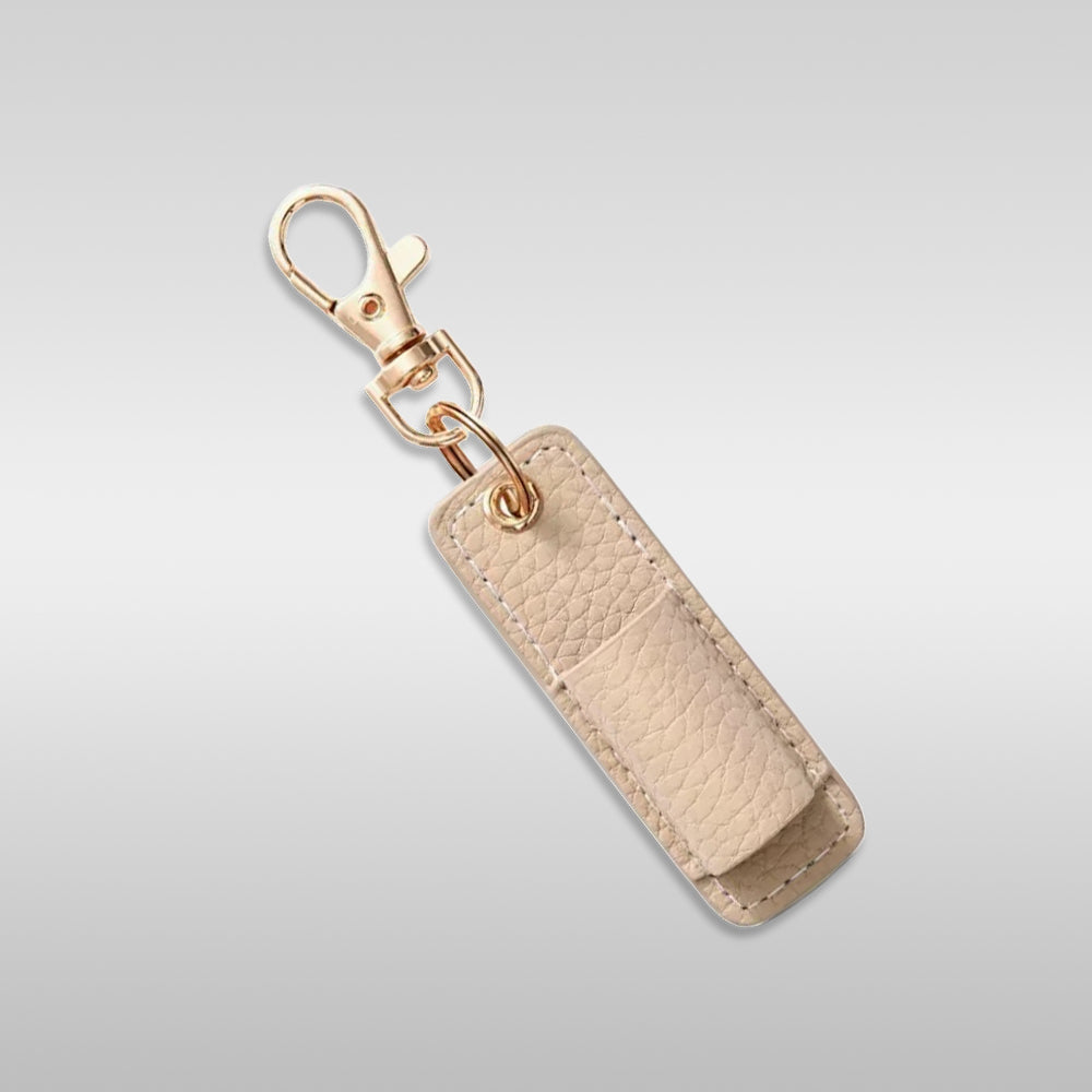 PU Leather Pen Holder with Lanyard Clip