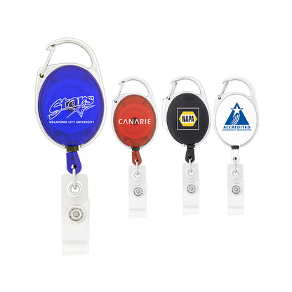 Carabiner Retractable Badge Holder