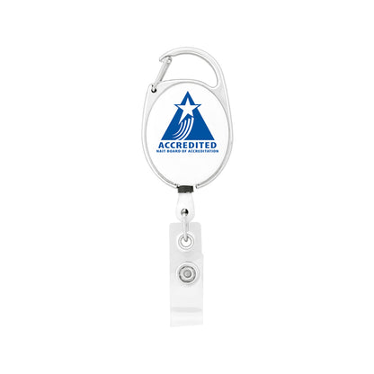 Carabiner Retractable Badge Holder