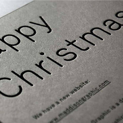 Letterpress Greeting Card