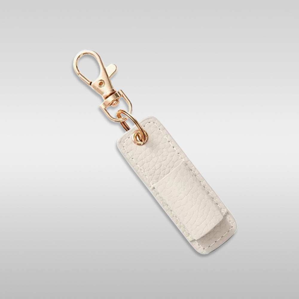 PU Leather Pen Holder with Lanyard Clip