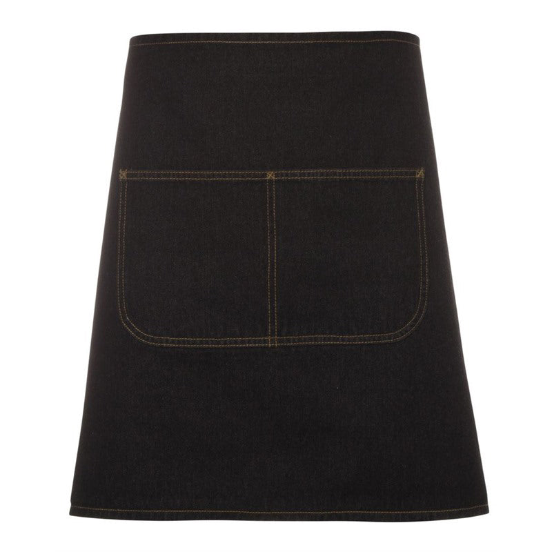 Stone Washed Waist Denim Apron
