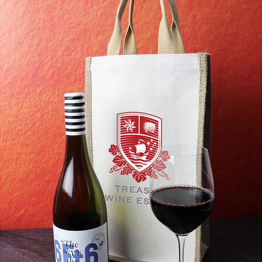 Jute Double Wine Bag