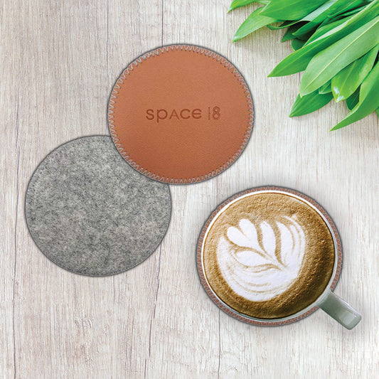 Cosy Eco-Felt Coasters (Set of 4) - Space 18 Australia