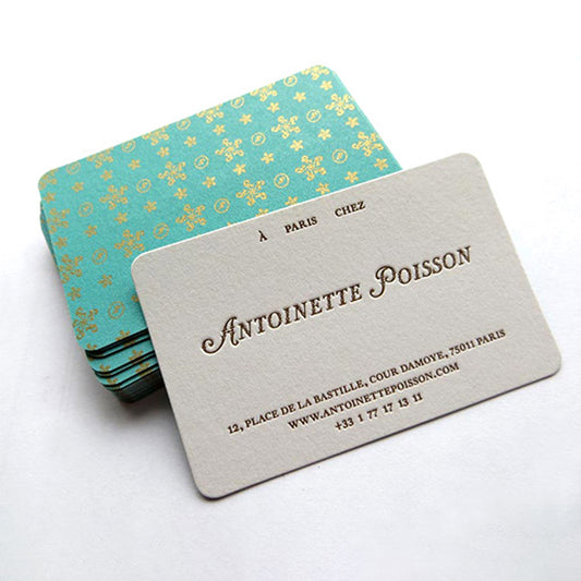 Letterpress Business Cards